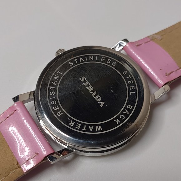 Who Cares I'm Already Late Watch With Pink Band - Picture 10 of 12